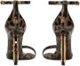 Dolce & Gabbana 105 mm Baroque sandalen met DG-hak Bruin - Thumbnail 3