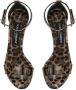 Dolce & Gabbana 105 mm Baroque sandalen met DG-hak Bruin - Thumbnail 4