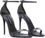 Dolce & Gabbana 105 mm Kim leren sandalen Grijs - Thumbnail 2
