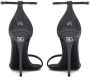 Dolce & Gabbana 105 mm Kim leren sandalen Grijs - Thumbnail 3