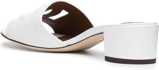 Dolce & Gabbana Sandalen met logo-reliëf Wit