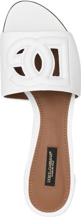 Dolce & Gabbana 40 mm DG Millennials muiltjes Wit
