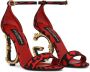 Dolce & Gabbana Sandalen met luipaardprint Rood - Thumbnail 2