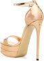 Dolce & Gabbana Keira 145 mm leren sandalen Goud - Thumbnail 3