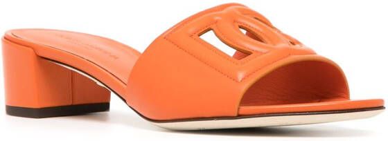 Dolce & Gabbana Sandalen met open neus Oranje