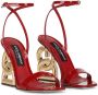 Dolce & Gabbana 3.5 lakleren 105mm sandalen Rood - Thumbnail 2