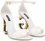 Dolce & Gabbana Sandalen met open neus dames Lamsleer Lamsleer geitenleer leer 35 5 Wit - Thumbnail 2