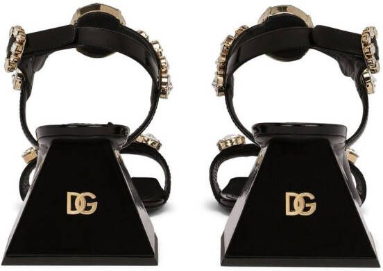 Dolce & Gabbana Sandalen met open neus Zwart