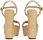 Dolce & Gabbana 145mm Raffia sandalen met plateauzool Beige - Thumbnail 3