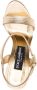 Dolce & Gabbana Sandalen met plateauzool Goud - Thumbnail 4