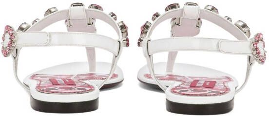 Dolce & Gabbana Sandalen met plateauzool Wit