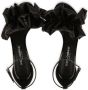 Dolce & Gabbana Sandalen met ruches Zwart - Thumbnail 4