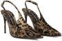 Dolce & Gabbana KIM DOLCE&GABBANA slingback pumps met luipaardprint Bruin - Thumbnail 2
