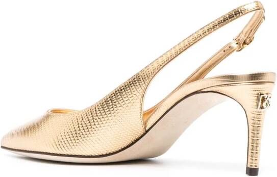 Dolce & Gabbana Slingback pumps Goud