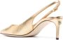 Dolce & Gabbana Slingback pumps Goud - Thumbnail 3