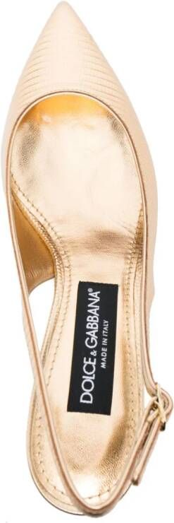 Dolce & Gabbana Slingback pumps Goud