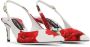 Dolce & Gabbana Slingback pumps met bloemenprint Wit - Thumbnail 2