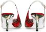 Dolce & Gabbana Slingback pumps met bloemenprint Wit - Thumbnail 3