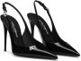 Dolce & Gabbana Slingback pumps met logoplakkaat Zwart - Thumbnail 2