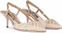 Dolce & Gabbana Satijnen slingback pumps Beige - Thumbnail 2