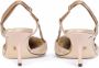 Dolce & Gabbana Satijnen slingback pumps Beige - Thumbnail 3