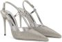 Dolce & Gabbana KIM DOLCE&GABBANA slingback pumps verfraaid met kristallen Zilver - Thumbnail 2