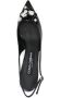 Dolce & Gabbana Slingback pumps verfraaid met kristallen Zwart - Thumbnail 4