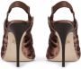 Dolce & Gabbana Slingback sandalen met ruches Bruin - Thumbnail 3
