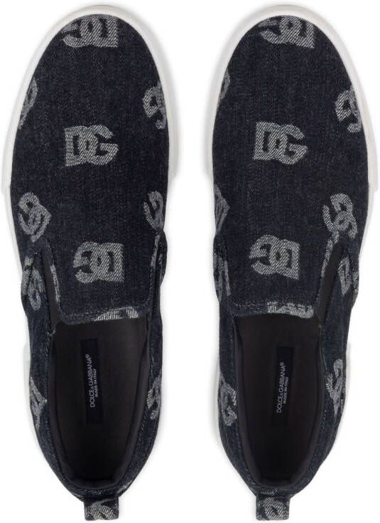 Dolce & Gabbana Slip-on sneakers Blauw