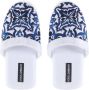 Dolce & Gabbana Slippers met barokprint Wit - Thumbnail 4