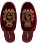 Dolce & Gabbana Slippers met borduurwerk Rood - Thumbnail 4