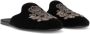 Dolce & Gabbana Fluwelen pantoffels met borduurwerk Zwart - Thumbnail 2