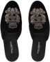 Dolce & Gabbana Fluwelen pantoffels met borduurwerk Zwart - Thumbnail 4