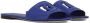 Dolce & Gabbana Leren sandalen met logo Blauw - Thumbnail 2