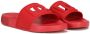 Dolce & Gabbana Slippers met logo-reliëf Rood - Thumbnail 2