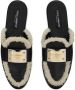 Dolce & Gabbana Slippers met logoplakkaat Zwart - Thumbnail 4