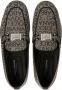 Dolce & Gabbana Loafers met jacquard en logo label Bruin - Thumbnail 4