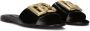 Dolce & Gabbana Leren sandalen met logo Zwart - Thumbnail 2