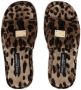 Dolce & Gabbana Slippers met luipaardprint Bruin - Thumbnail 4