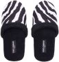 Dolce & Gabbana Slippers met zebraprint Zwart - Thumbnail 4