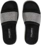 Dolce & Gabbana Slippers verfraaid met kristallen Zwart - Thumbnail 4