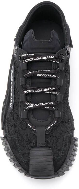 Dolce & Gabbana Sneakers met contrasterend vlak Zwart