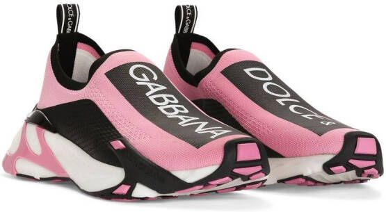 Dolce & Gabbana Fast mesh sneakers Roze