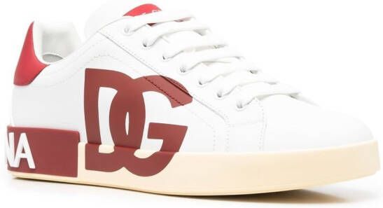 Dolce & Gabbana Sneakers met logoprint Wit