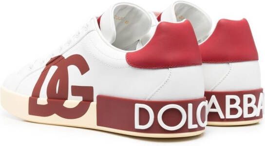 Dolce & Gabbana Sneakers met logoprint Wit