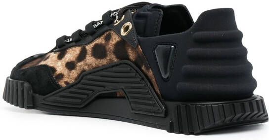 Dolce & Gabbana Sneakers met luipaardprint Bruin