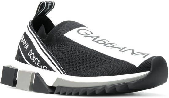 Dolce & Gabbana Sorrento slip-on sneakers Zwart