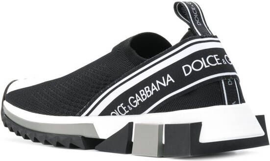 Dolce & Gabbana Sorrento slip-on sneakers Zwart