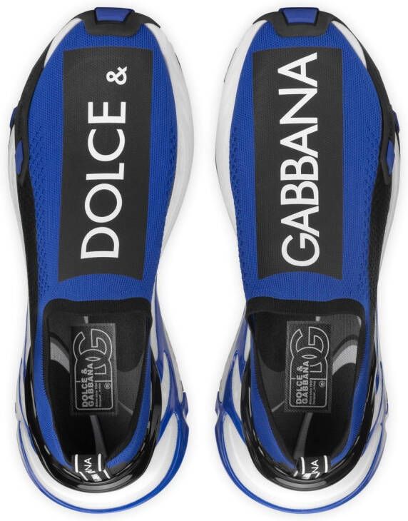 Dolce & Gabbana Fast mesh sneakers Blauw