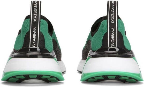 Dolce & Gabbana Fast mesh sneakers Groen